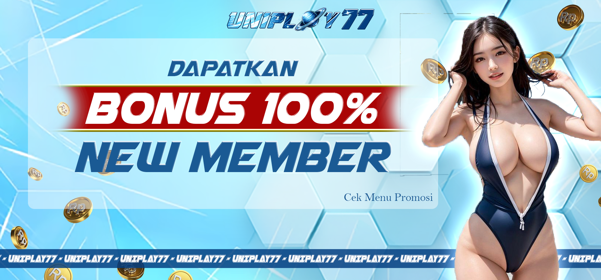 Bonus new member 100%